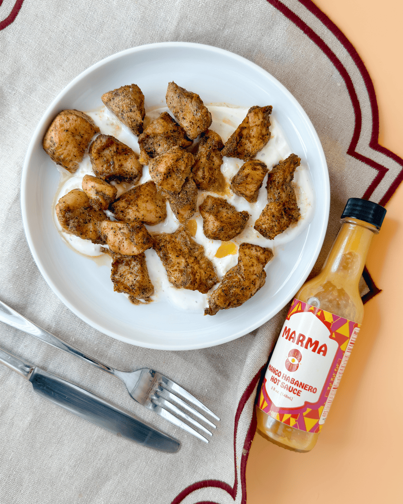 Garlic Toum Chicken Bites